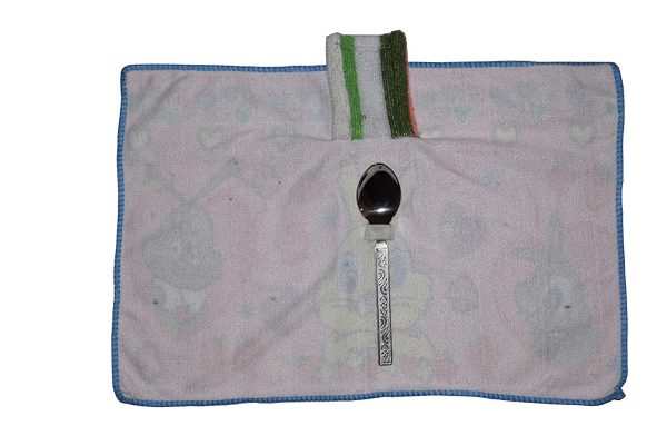 Agani Lunch Towel for School Kids with Spoon cover - Set of 3 - Image 2